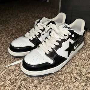 Black and White bape sneakers